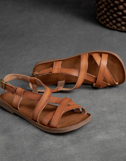 LD | Lichtgewicht leren sandalen