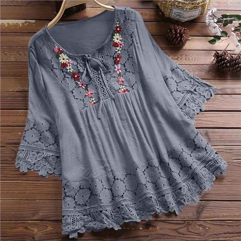 A Vintage Style Shirt with Delicate Timeless Details