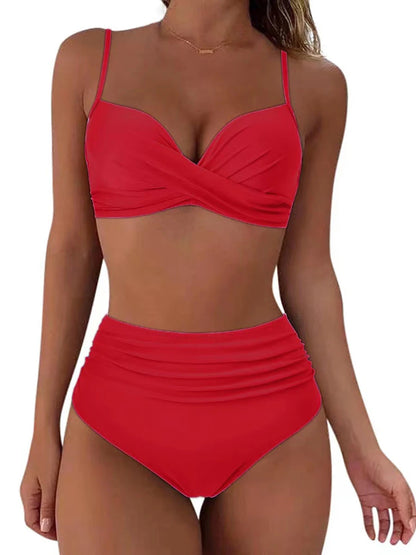 Classic Vintage Bikini with a Flattering Fit