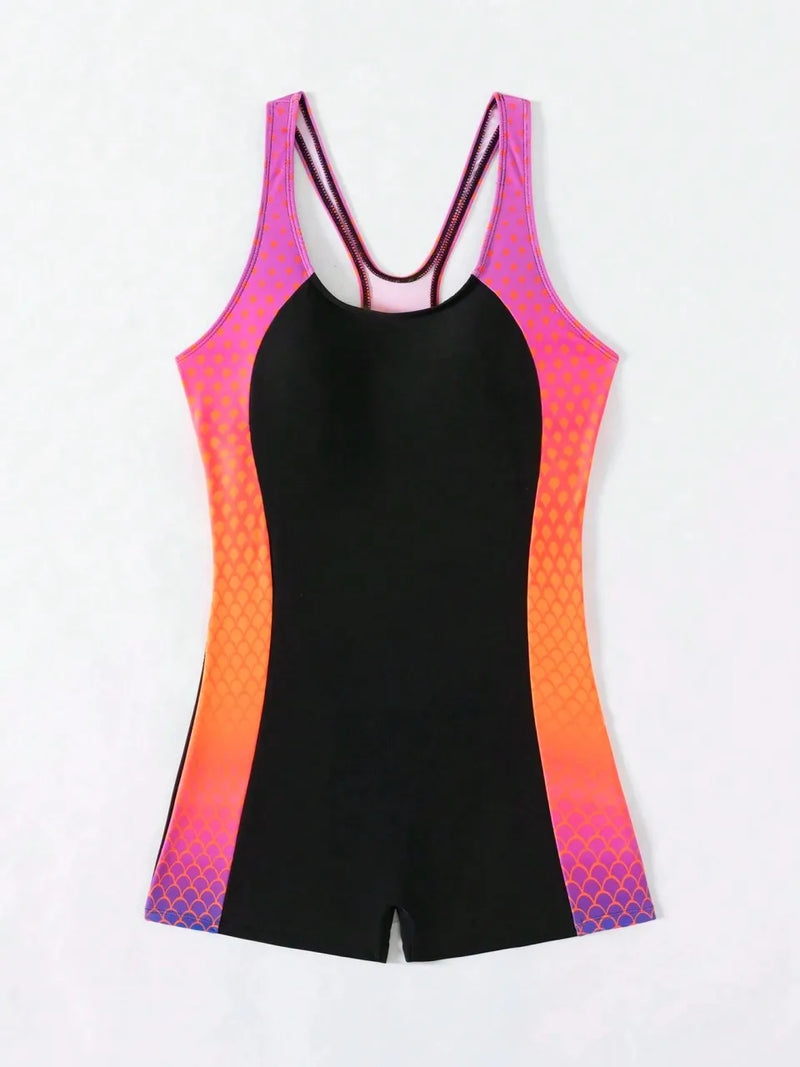 Casually Elegant Swimsuit with a Refined Edge