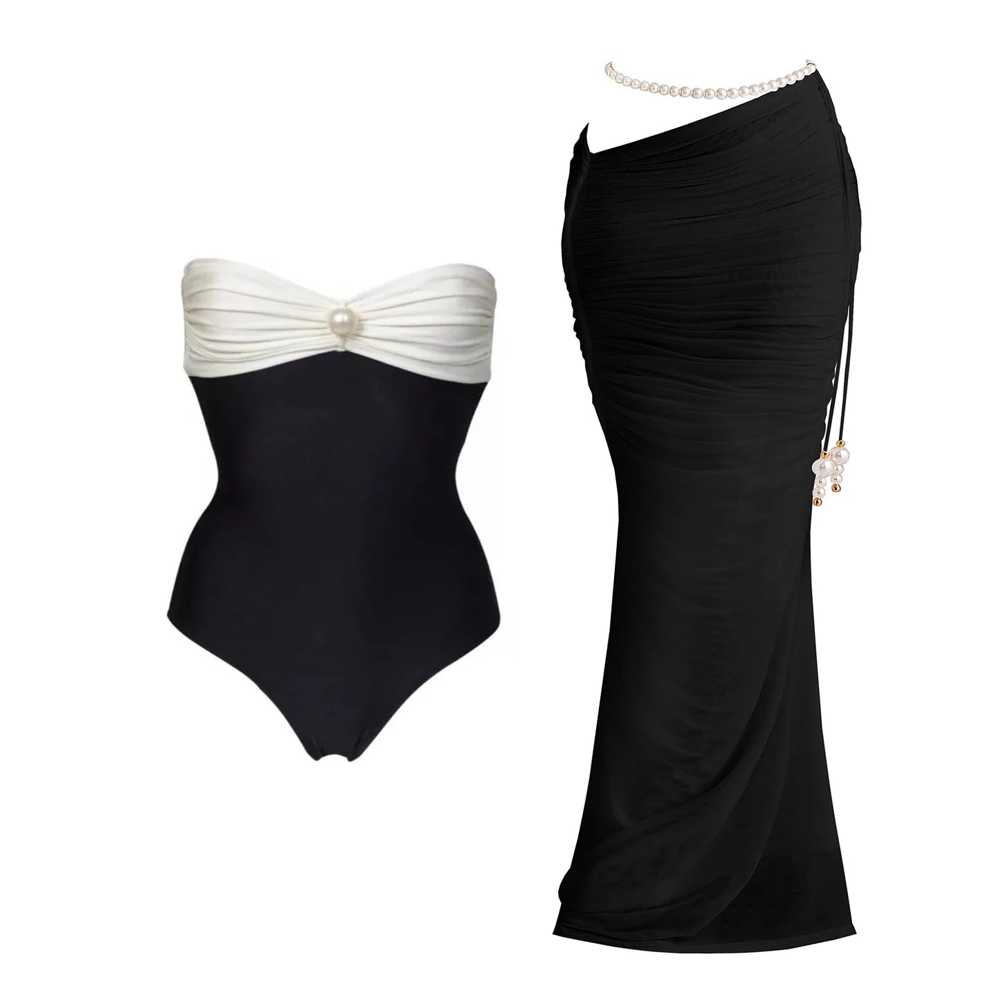Classic Vintage Bathing Suit with a Flattering Fit