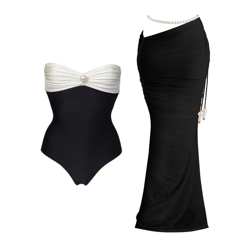 Classic Vintage Bathing Suit with a Flattering Fit