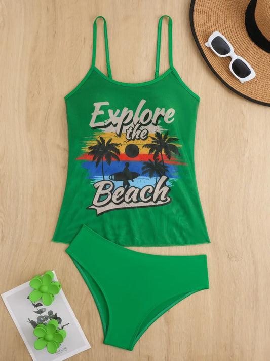 Subtly Elegant Swimsuit with a Refined Vintage Look