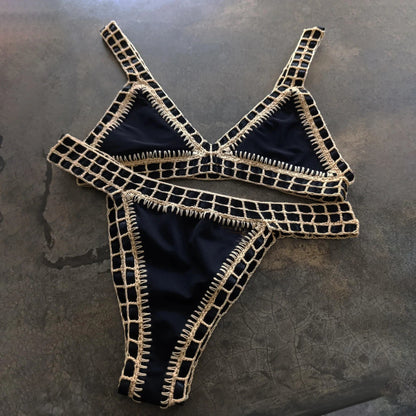 Vintage Inspired Bathing Suit with a Contemporary Edge
