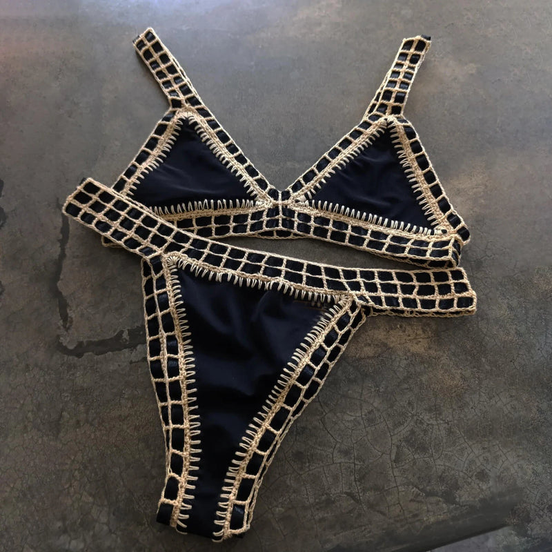 Vintage Inspired Bathing Suit with a Contemporary Edge