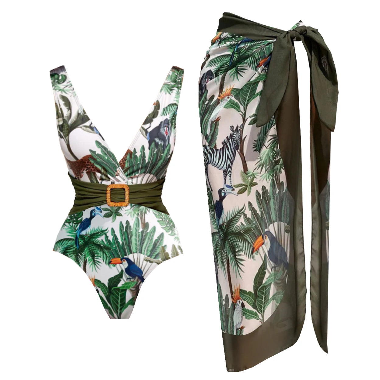Classic Vintage Bikini with a Flattering Fit
