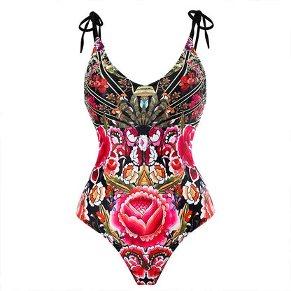 Casually Elegant Swimsuit with a Refined Edge
