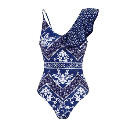 Vintage Inspired Bathing Suit with a Contemporary Edge