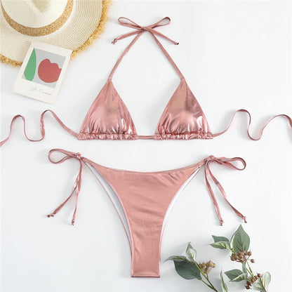 Classic Vintage Bikini with a Flattering Fit