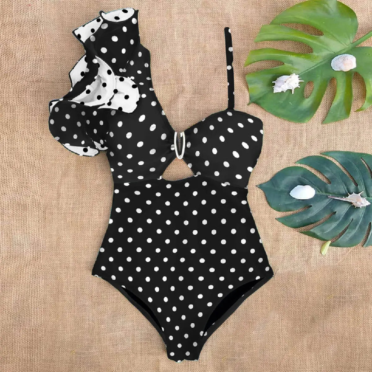 Finely Styled Bathing Suit with a Classic Vintage Look