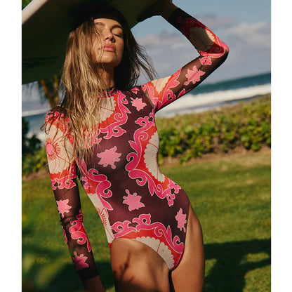 Subtly Elegant Bathing Suit with a Refined Vintage Look