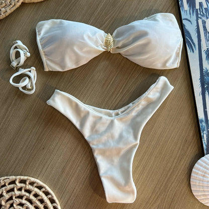 Casually Elegant Bathing Suit with a Refined Edge