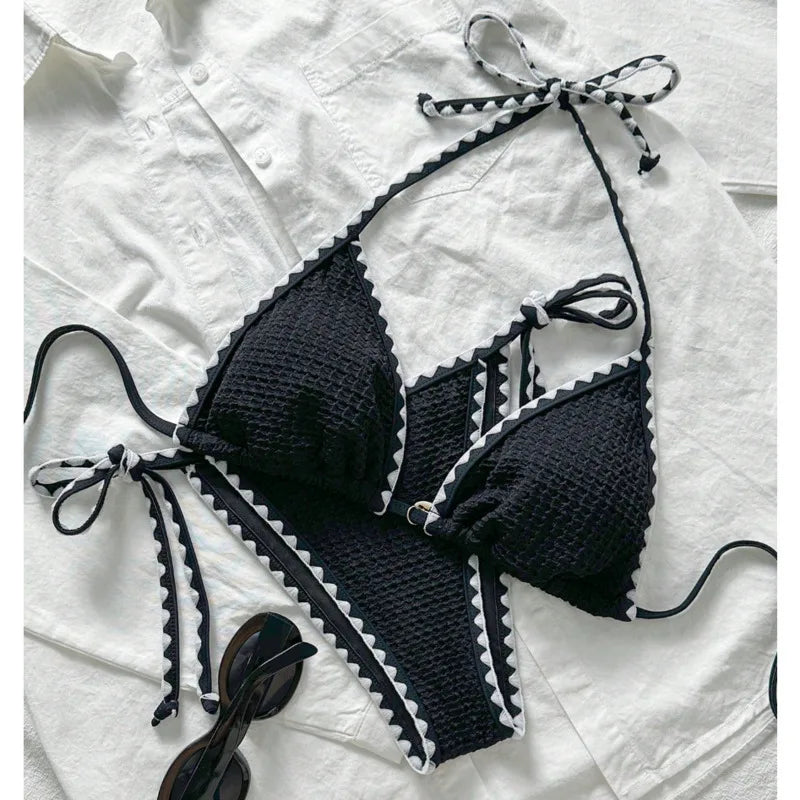 Finely Styled Bathing Suit with a Classic Vintage Look