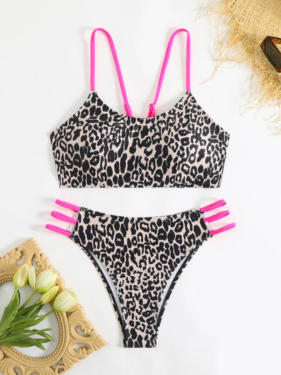 Subtly Elegant Bikini with a Refined Vintage Look