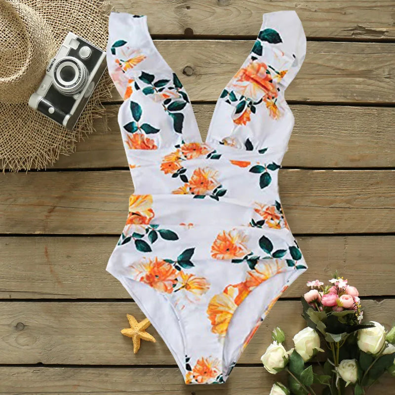 Vintage Inspired Bathing Suit with a Contemporary Edge