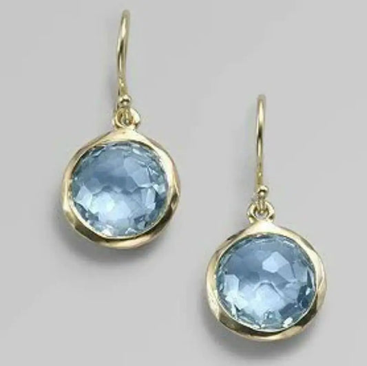 Blue Sky Crystal Earrings