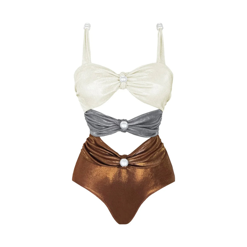 Subtly Elegant Bikini with a Refined Vintage Look