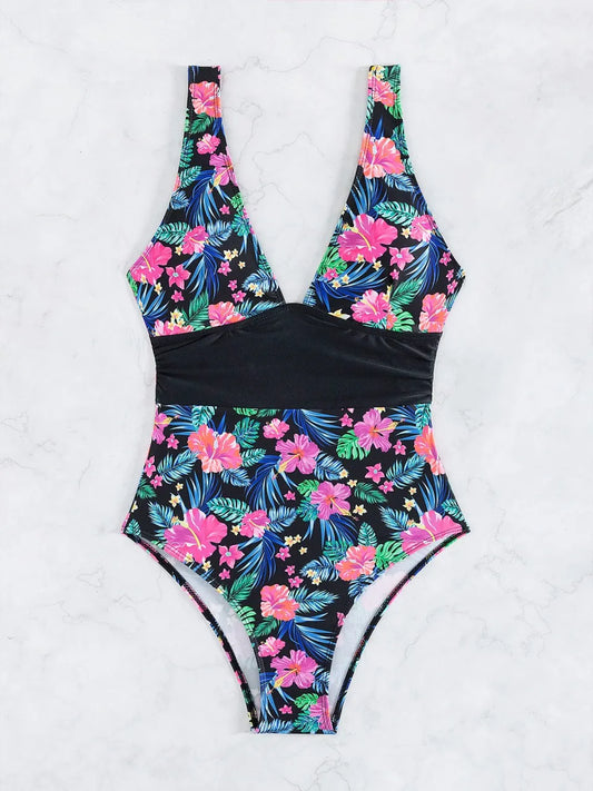 Casually Elegant Swimsuit with a Refined Edge