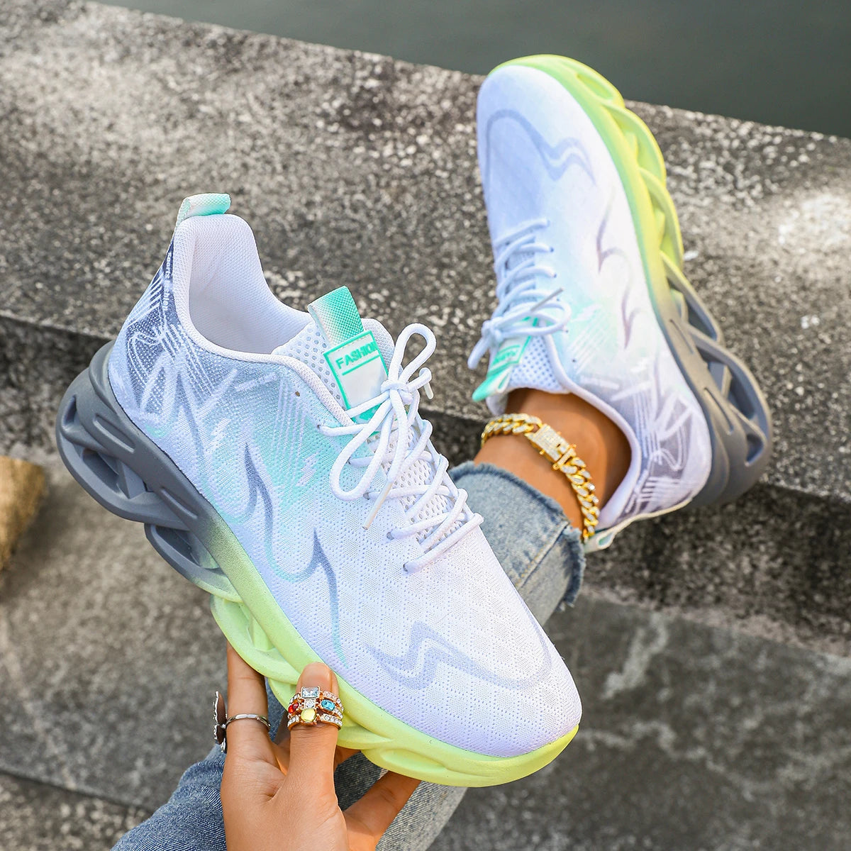 Casual en ondersteunende orthopedische Sneakers