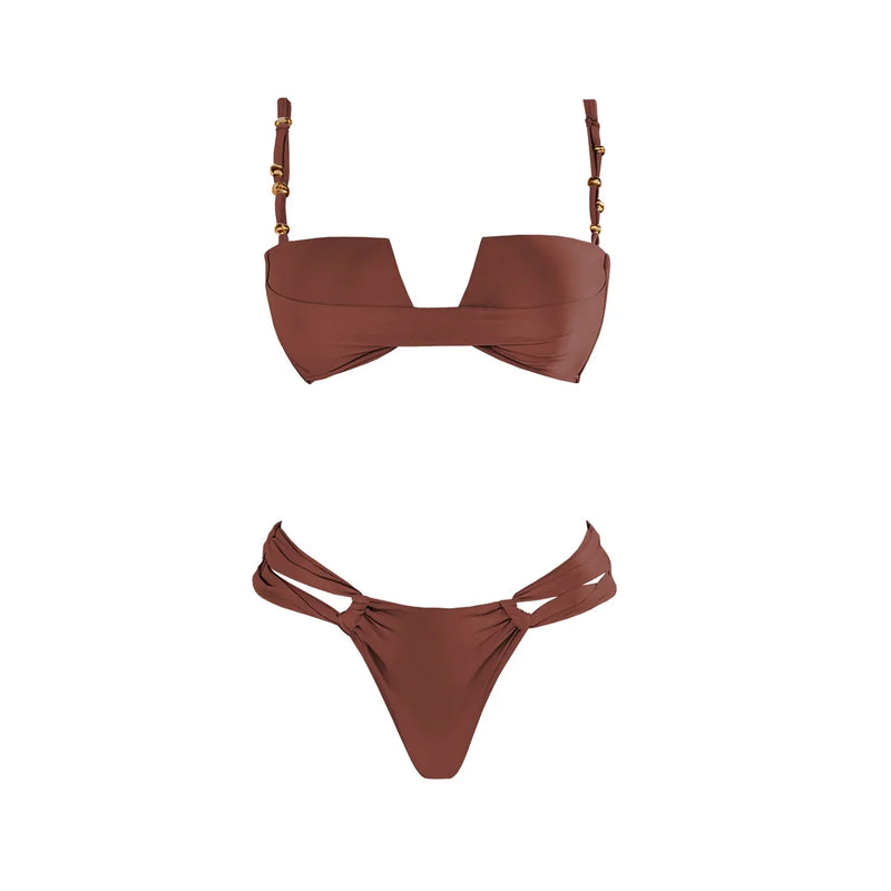 Vintage Inspired Bathing Suit with a Contemporary Edge