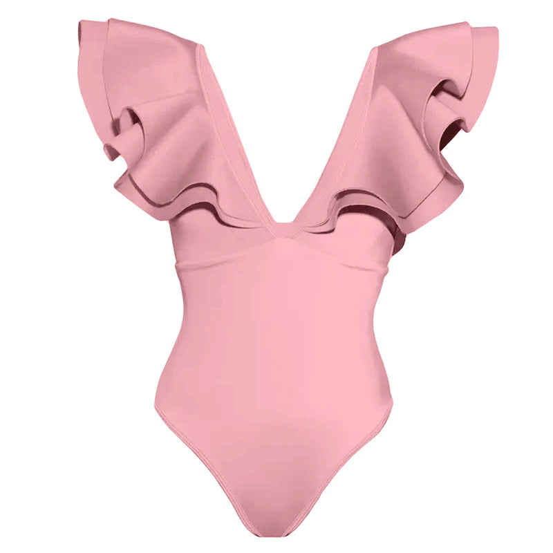 Vintage Inspired Bathing Suit with a Contemporary Edge