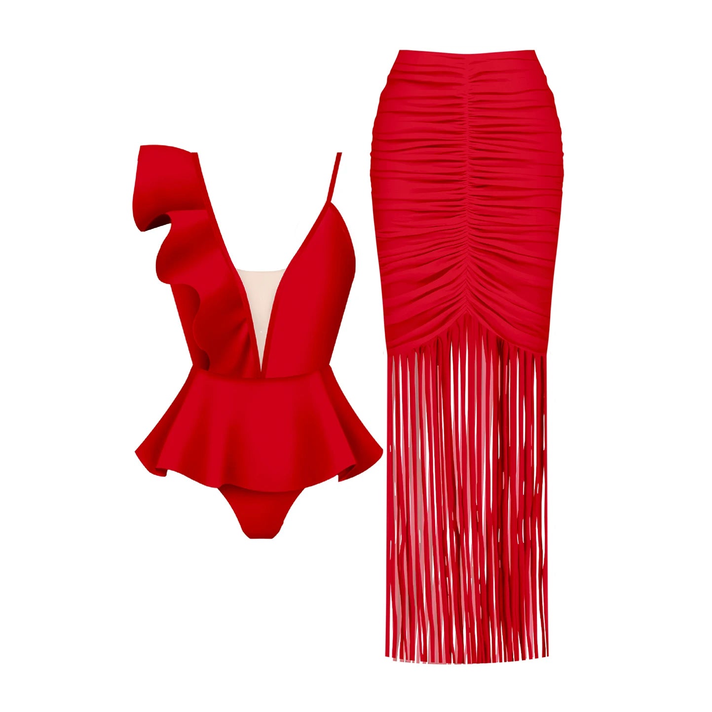 Classic Vintage Swimsuit with a Flattering Fit