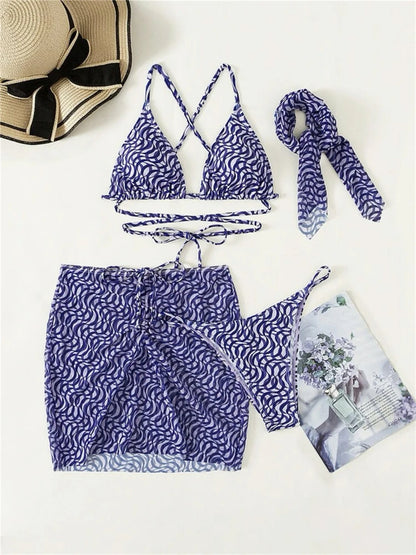 Vintage Inspired Bikini with a Contemporary Edge