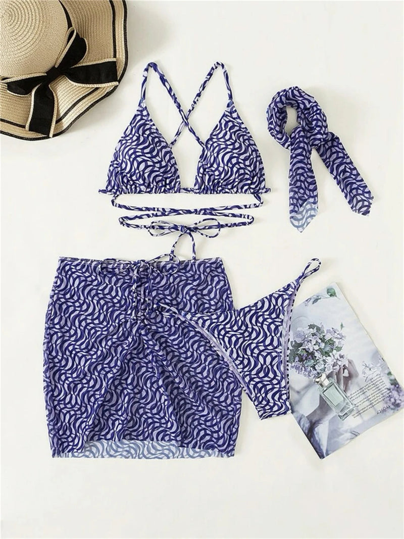 Vintage Inspired Bikini with a Contemporary Edge