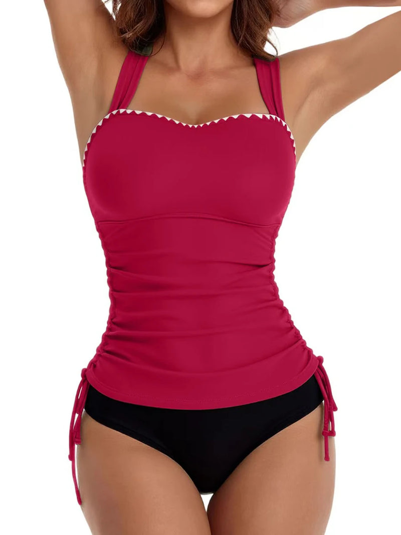 Casually Elegant Swimsuit with a Refined Edge