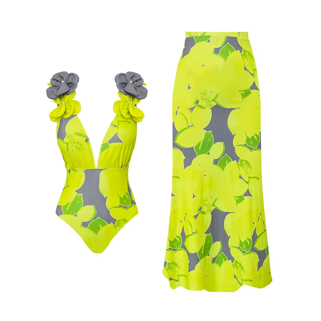 Effortlessly Elegant Bathing Suit with a Timeless Design