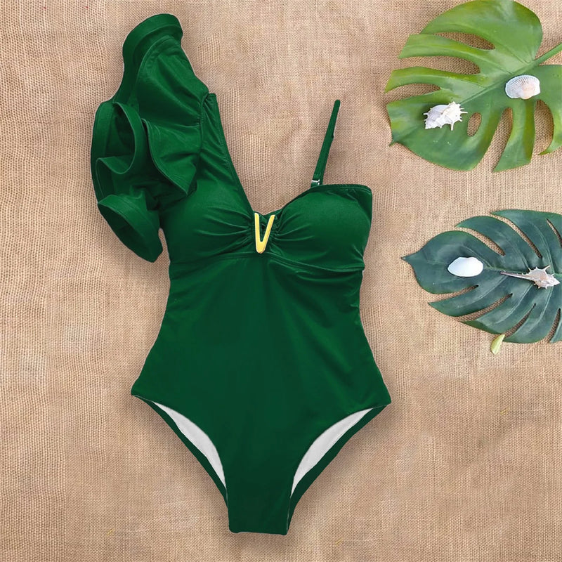 Finely Styled Bathing Suit with a Classic Vintage Look