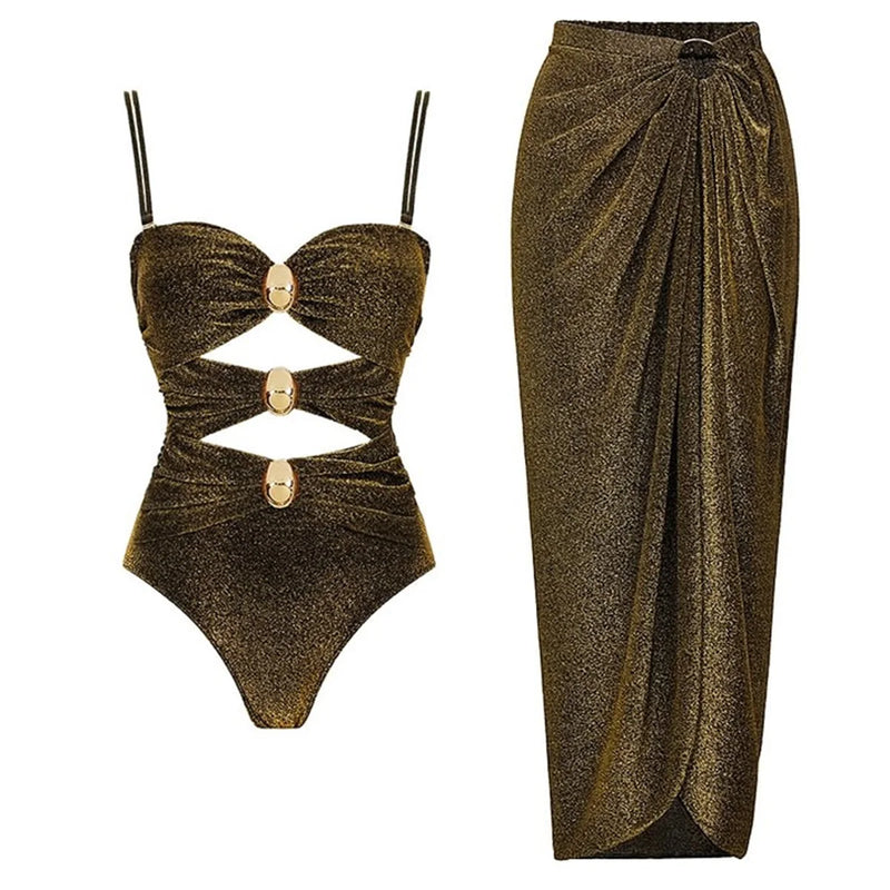 Subtly Elegant Bikini with a Refined Vintage Look
