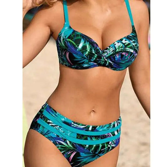 Classic Vintage Bikini with a Flattering Fit
