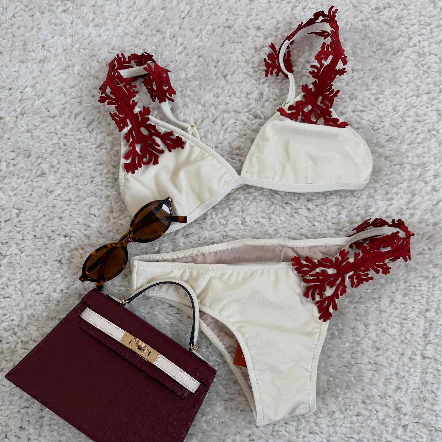 Subtly Elegant Bikini with a Refined Vintage Look