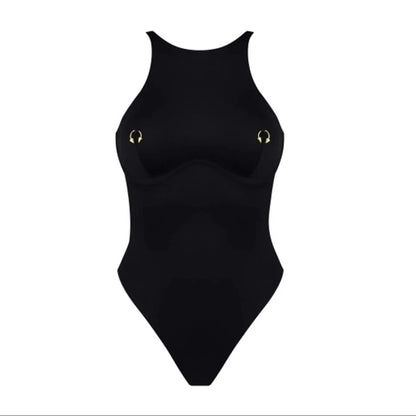 Vintage Inspired Bathing Suit with a Contemporary Edge