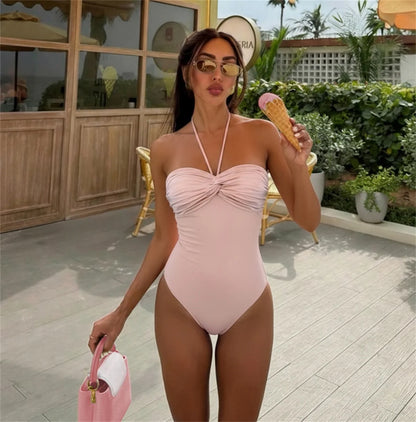 Subtly Elegant Bikini with a Refined Vintage Look