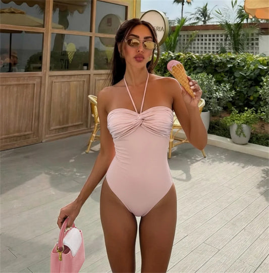 Subtly Elegant Bikini with a Refined Vintage Look