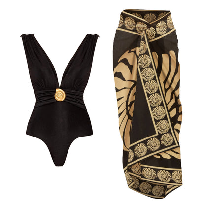 Classic Vintage Swimsuit with a Flattering Fit