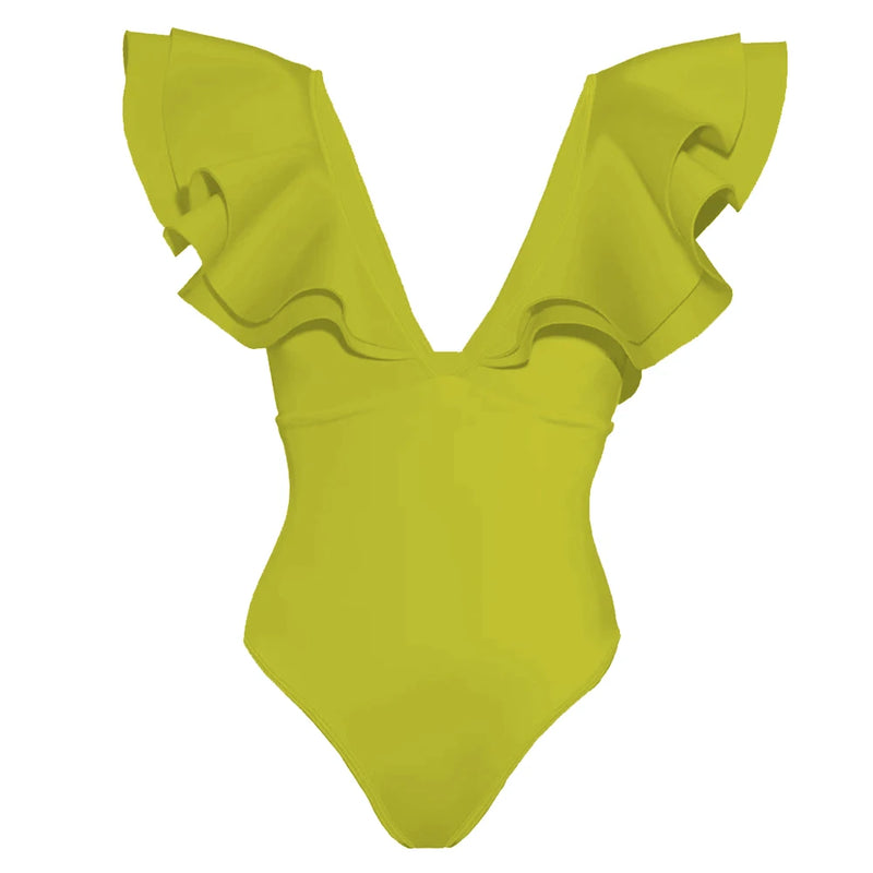 Vintage Inspired Bathing Suit with a Contemporary Edge