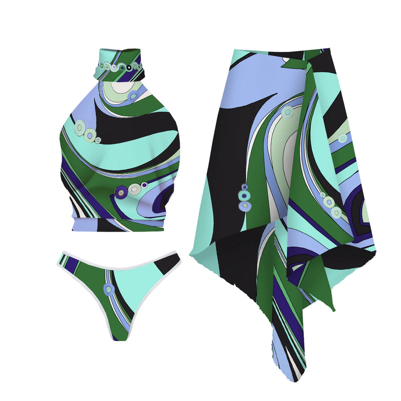 Vintage Inspired Bathing Suit with a Contemporary Edge