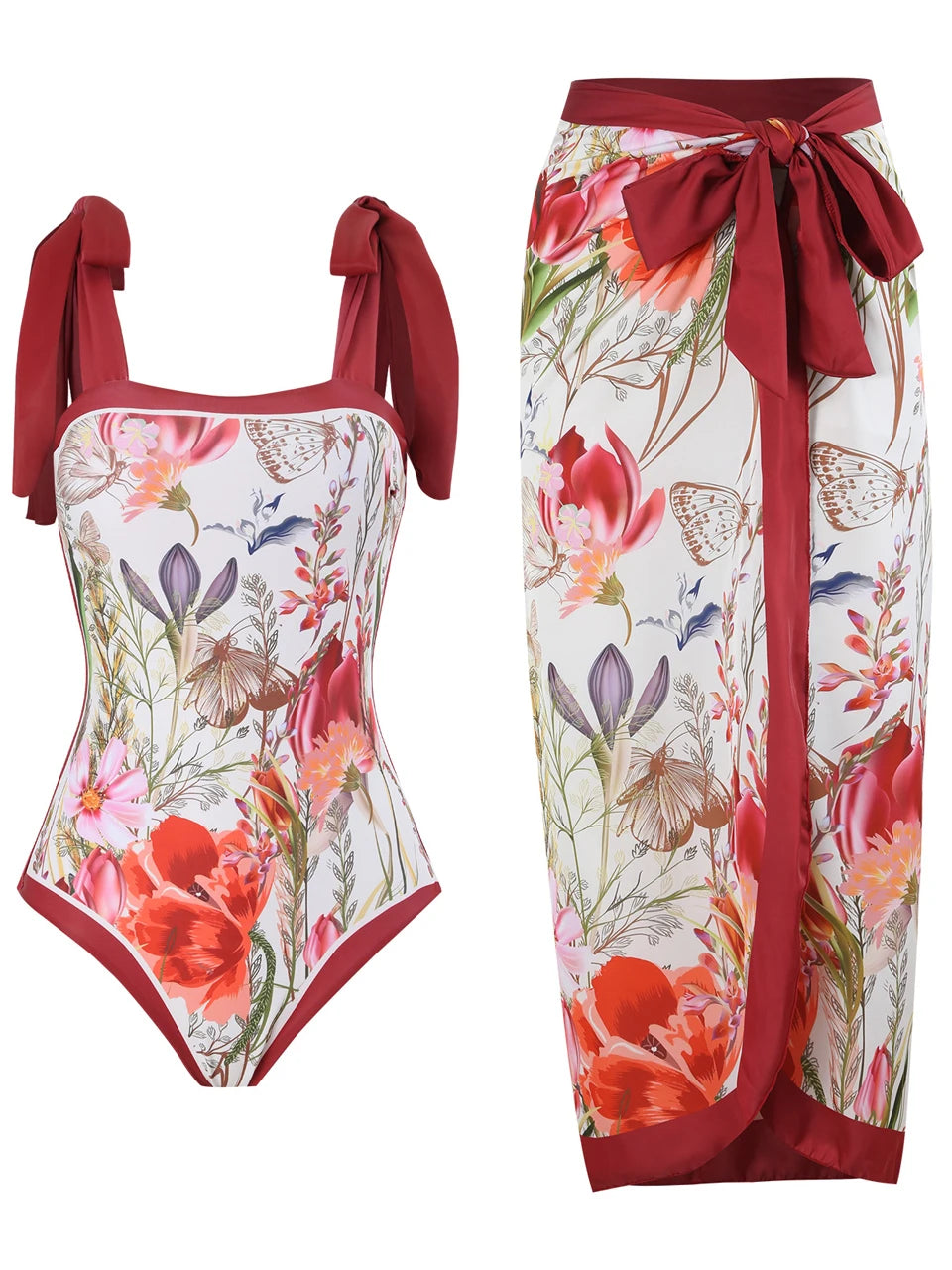 Subtly Elegant Swimsuit with a Refined Vintage Look