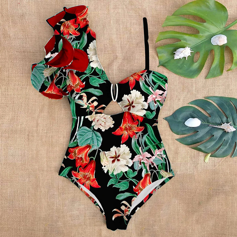 Finely Styled Bathing Suit with a Classic Vintage Look