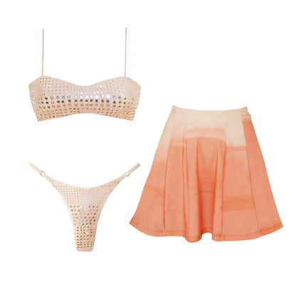 Subtly Elegant Bikini with a Refined Vintage Look