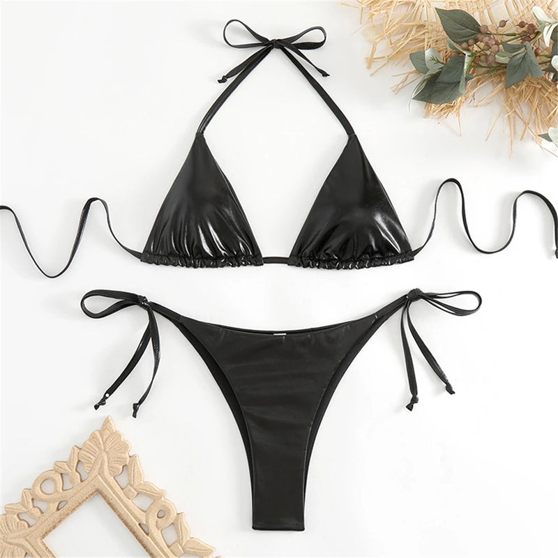 Classic Vintage Bikini with a Flattering Fit