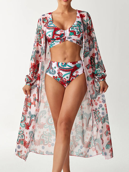 Classic Vintage Bikini with a Flattering Fit
