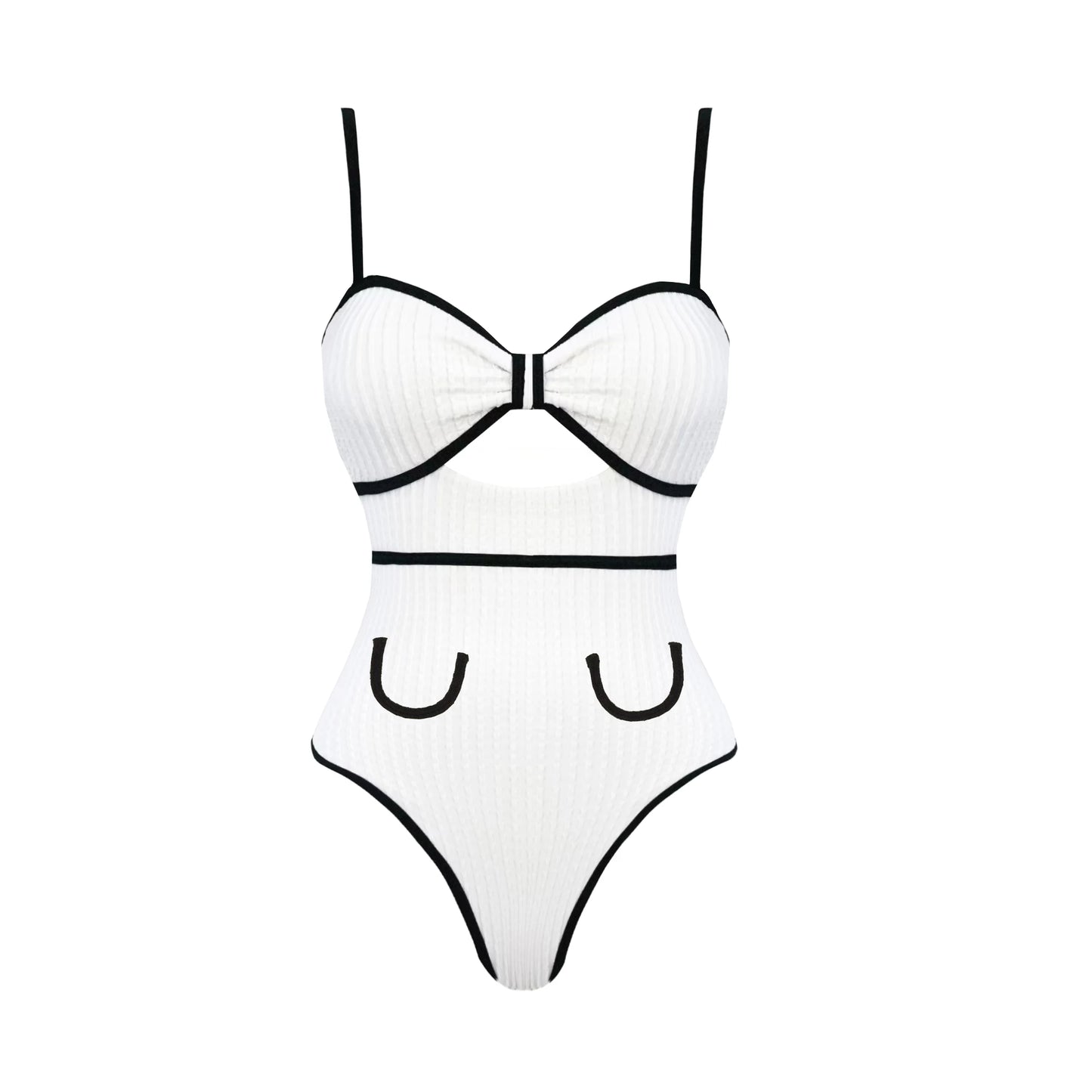 Finely Styled Bathing Suit with a Classic Vintage Look