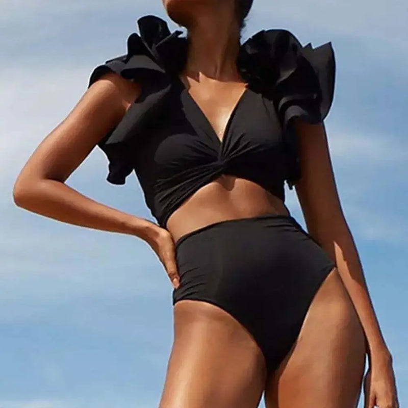 Subtly Elegant Bikini with a Refined Vintage Look