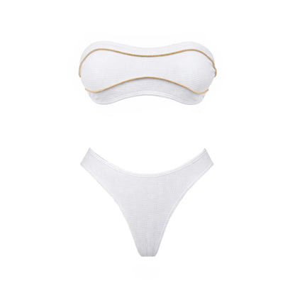 Subtly Elegant Bikini with a Refined Vintage Look