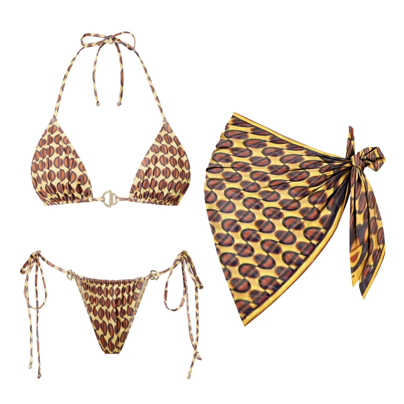 Vintage Inspired Bikini with a Contemporary Edge