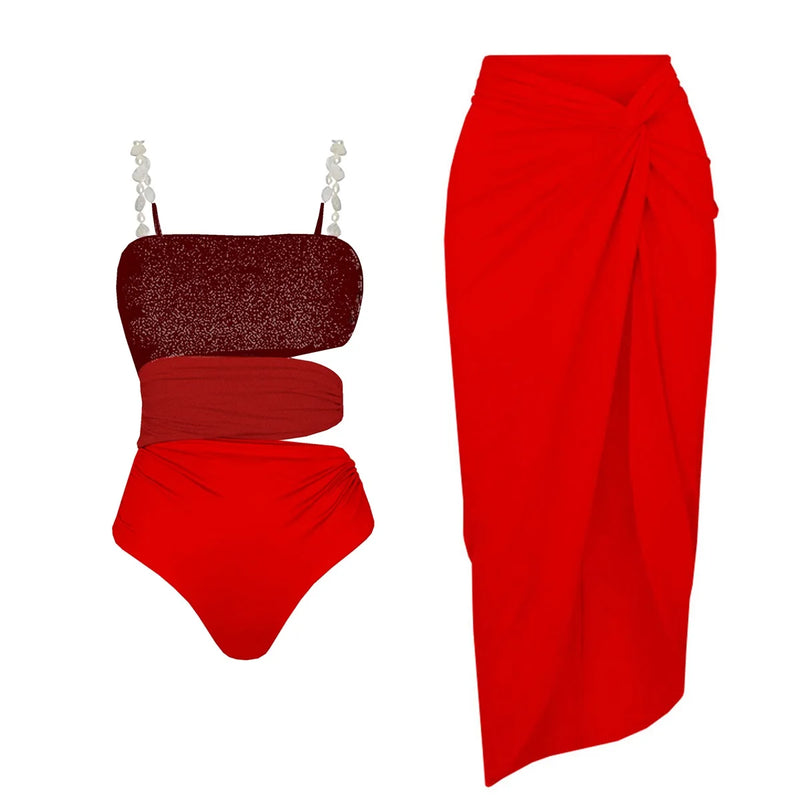 Finely Styled Bathing Suit with a Classic Vintage Look